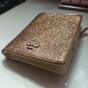 Kate Spade Rose Gold Sparkly Wallet